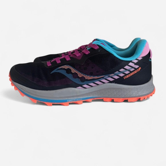 Saucony Women’s Peregrine 11 Multicolor Athletic Shoes  Trail Running - Picture 4 of 11